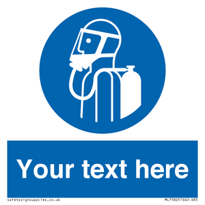 Custom use self contained breathing appliance